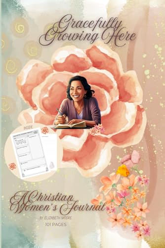 Gracefully Growing Here journal cover by Elizabeth Moore